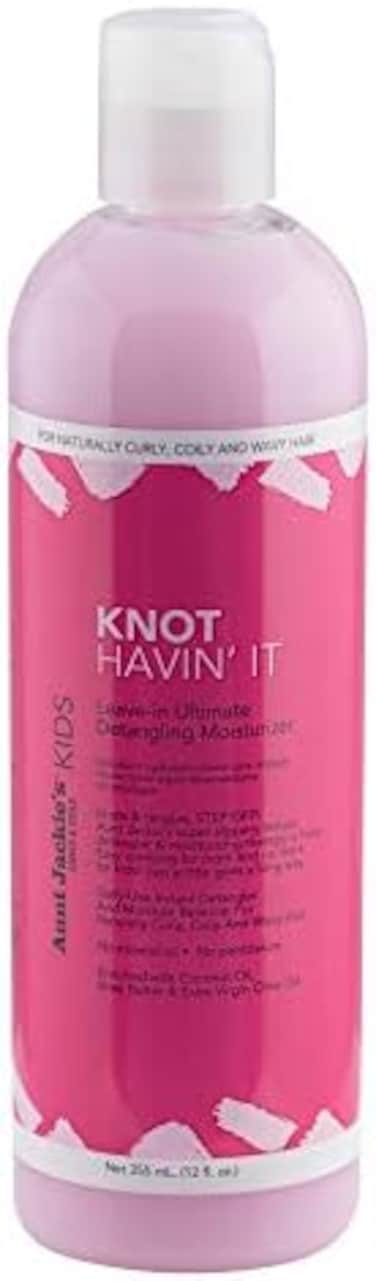 Aunt Jackie's Girls Knot Havin' It, Leave-In Ultimate Hair Detangler, For Daily Use For Naturally Curly Hair, 12 Ounce