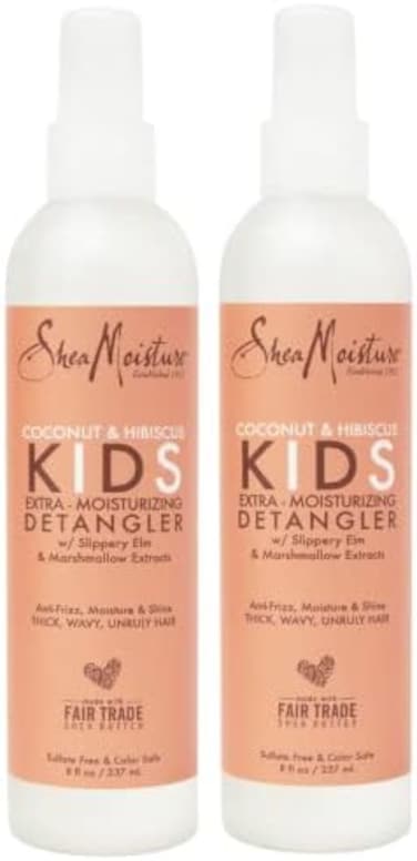 Shea Moisture Hair Detangler Spray For Kids: Formulated With Certified Organic Coconut Oil And Butter, This Detangling Spray Is The Perfect Solution For Managing Your Child&rsquo;S Wild, Unruly Hair.