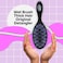 Wet Brush Thick Hair Detangling Brush, Black - Ultra-Soft Intelliflex Bristles Glide Through Tangles With Ease - Pain-Free Detangler For All Hair Types, Wet &amp; Dry Hair