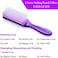 Ktkudy 9 Row Defining Brush For Shaping And Finishing Curls - Detangling Blow-Drying Brush For Thick, Wavy Or Coily Hair (Purple)
