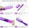 Ktkudy 9 Row Defining Brush For Shaping And Finishing Curls - Detangling Blow-Drying Brush For Thick, Wavy Or Coily Hair (Purple)