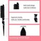 3 Pieces Hair Styling Comb Set Teasing Hair Brush Rat Tail Comb Edge Brush For Edge&amp;Back Brushing, Combing, Slicking Hair For Women (Black)