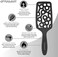 Framar Professional Vented Hair Brush - Paddle Brush For Blow Drying Brush, Curved Hair Brush For Blow Drying, Wet Paddle Brush, Paddle Hair Brushes For Women Blow Drying, Curved Vent Brush For Hair