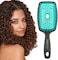Curl Keeper Flexy Hair Brush, Turquoise - Detangling Hair Brush With Flexible Bristles For Shower Use, Combing Through Curls &amp; Removing Tangles - Lightweight Hair Accessories For All Hair Type