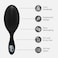 Wet Brush Original Detangler Hair Brush - Pink And Black (Pack Of 2) - Exclusive Ultra-Soft Intelliflex Bristles - Glide Through Tangles With Ease For All Hair Types - For Women, Men, Wet And Dry Hair