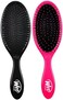 Wet Brush Original Detangler Hair Brush - Pink And Black (Pack Of 2) - Exclusive Ultra-Soft Intelliflex Bristles - Glide Through Tangles With Ease For All Hair Types - For Women, Men, Wet And Dry Hair