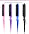 Yaomiao 6 Pcs Teasing Brush For Fine Hair, Nylon Rat Tail Brush, Three Row Salon Teasing Brush Set For Women Back Combing, Root Teasing To Add Volume And Hair Care Scalp Massage For Hair Growth