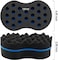 Mtwist Hair Sponge Brush Two Sides Dread Dreading Wave Ing Foam Afro Barber Curl Sponge For Women And Men Boy Girl Small And Big Holes 1 Pcs