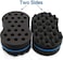 Mtwist Hair Sponge Brush Two Sides Dread Dreading Wave Ing Foam Afro Barber Curl Sponge For Women And Men Boy Girl Small And Big Holes 1 Pcs