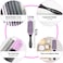 10Pcs Detangling Brush For Black Natural Hair, Curly Hair Brush Set With Sleep Bonnet For Afro America/African Hair 3A To 4C Texture, Detangling Brush Set Easier And Faster Detangling On Wash Days