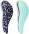 Crave Naturals Glide Thru Detangling Hair Brushes For Women - Detangler Hair Brush For Curly Or Straight, Wet Or Dry Hair - Gentle On Tangles Hair Comb - 7.5X3-Inch, Turquoise And Terrazzo (Pack Of 2)