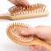 3Pcs Bamboo Hair Brush Set,Natural Wooden Brush For Women, Madam, Paddle Detangling Brush For Dry/Curly/Thick/Thin/Straight Hair