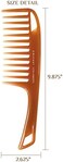 Ultra Smooth Detangler Comb For Wet, Dry, Long, Thick Hair Anti-Frizz Detangling Shower Comb With Argan &amp; Olive Oils And Keratin Protein Infused Plastic