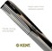 Kent (1 Pack, Graphite) - 9T Graphite Double Tooth Hair Dressing Table Comb, Fine/Wide Tooth Dresser Comb For Hair, Beard And Moustache, Coarse/Fine Hair Styling Grooming Comb For Men, Women And Ki...