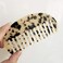 Large Wide Tooth Tortoise Shell Comb Hair Detangling Comb, 2 Pack French Hair Comb Wide Teeth Pocket Comb For Thick Curly Wavy Hair