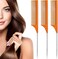 Leinuosen 3 Packs Rat Tail Comb Steel Pin Rat Tail Carbon Fiber Heat Resistant Teasing Combs With Stainless Steel Pintail (Orange)