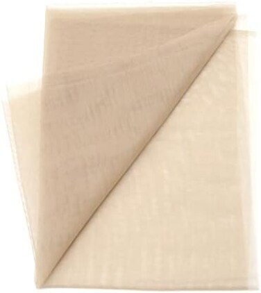 مادة شبكية من الدانتيل الشفاف 1/2 ياردة لصنع الشعر المستعار وإصلاح قبعات الشعر المستعار وإغلاقات الشعر المستعار وإكسسوارات الشعر المستعار الأمامية 43 بوصة × 18 بوصة (شفاف - 1/2 ياردة)