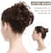 100% Human Hair Bun Extension - Human Hair Messy Bun Hairpieces Brown Hair Bun Extensions For Women - Real Human Hair Bun Natural Hair Bun Scrunchies Updo Chignons Daily - Dark Brown