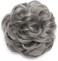 Benehair Messy Bun Hair Piece - 2 Pieces - Grey