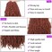 6 Packs Copper Red New Faux Locs Crochet Hair Pre-Looped 18 Inch Ginger Goddess Faux Locs Dreadlocks Crochet Hair Synthetic Soft Locs Hair Extensions For Women (18 Inch, 350#)