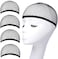 Annelbel Wig Caps, 4Pcs Black Mesh Wig Cap Net, Closed End Hair Mesh Net Wig Caps, Wig Caps For Long Or Short Hair Hold Securely In Place