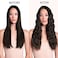 Real Human Hair 14 Inch 75G Dark Brown Remy Invisible Transparent Wire Fish Line Hair Extensions Straight Real Hair Extensions (Increase 50% Lifespan)