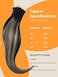 Tape In Balayage Natural Black To Light Blonde 20 Inch 20Pcs 50G Human Hair Extensions Tape In Straight Real Natural