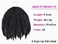 1Pack Marley Hair Braiding Hair For Twists 8Inch Short Afro Twist Crochet Braids Synthetic Fiber Hair Extensions For Women(1B#)