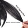 1Pack Marley Hair Braiding Hair For Twists 8Inch Short Afro Twist Crochet Braids Synthetic Fiber Hair Extensions For Women(1B#)