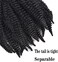 1Pack Marley Hair Braiding Hair For Twists 8Inch Short Afro Twist Crochet Braids Synthetic Fiber Hair Extensions For Women(1B#)