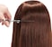 رأس التدريب 28-30 بوصة 100% شعر بشري عارضة أزياء لتصفيف الشعر وممارسة تصفيف الشعر وتجميل دمية مانيكين مع مشبك (بني)