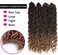 Ali Bling 6 Packs Goddess Locs Crochet Hair Wavy Curly Faux Locs Crochet Braids Synthetic Hair Extensions Dreadlocks Crochet Locs Low Temperature Braiding Hair (14" (6 Packs), T27)
