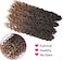 Ali Bling 6 Packs Goddess Locs Crochet Hair Wavy Curly Faux Locs Crochet Braids Synthetic Hair Extensions Dreadlocks Crochet Locs Low Temperature Braiding Hair (14" (6 Packs), T27)