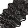 شعر بشري برازيلي مموج/موجة مائية/موجة عميقة/فونمي/شعر بشري غير معالج أسود طبيعي (موجة عميقة، 35.56 سم 4 حزم)