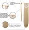 Seikea Clip In Ponytail Extension Wrap Around Long Straight Hair Extension 28 Inch Synthetic Hairpiece - Brown/Blonde Mix