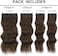 Vigorous Clip In Hair Extensions 20 Inch Chocolate Brown Hair Extensions For Women Natural Wavy Extensions Synthetic Full Head