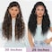 26 Inch Long Black Drawstring Ponytail Extension For Women Synthetic Long Curly Wavy Clip In Ponytail Hair Extensions For Daily Party Use (26 Inch, Black)