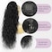 26 Inch Long Black Drawstring Ponytail Extension For Women Synthetic Long Curly Wavy Clip In Ponytail Hair Extensions For Daily Party Use (26 Inch, Black)