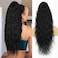 26 Inch Long Black Drawstring Ponytail Extension For Women Synthetic Long Curly Wavy Clip In Ponytail Hair Extensions For Daily Party Use (26 Inch, Black)