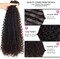 Bhf 26 Inch Curly Clip In Hair Extension, 140G Double Weft Full Head Heat Resistance Synthetic Hair Extension For Women 7Pieces (#4-Curly)
