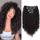 Bhf 26 Inch Curly Clip In Hair Extension, 140G Double Weft Full Head Heat Resistance Synthetic Hair Extension For Women 7Pieces (#4-Curly)