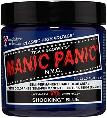 Manic Panic Shocking Blue Hair Dye Classic, 4 Fl Oz (Pack Of 1)