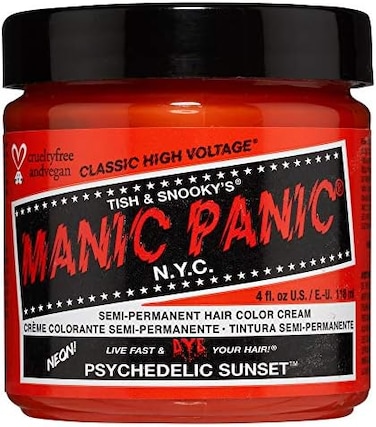 Manic Panic Hair Dye Classic Cream Color Psychedelic Sunset Orange Semi-Permanent Formula