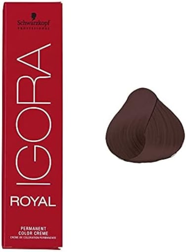 Schwarzkopf Professional Igora Royal 5-68 Light Brown Chocolate Red Permanent Hair Color 2.1 Fl. Oz. (60 G)