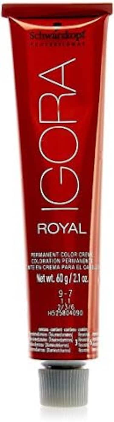 صبغة شعر شوارزكوف بروفيشنال إيجورا رويال، 9-7، أشقر نحاسي فاتح للغاية، 60 جرام