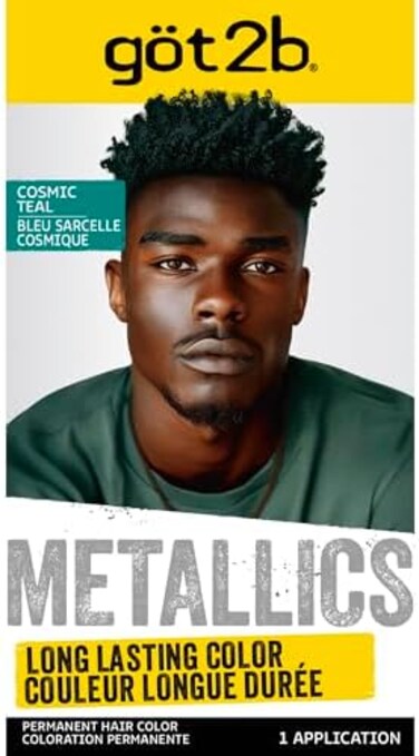 Got2B Schwarzkopf Metallics Permanent Hair Color, M75 Cosmic Teal