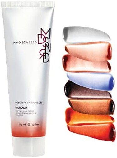 Madison Reed (Barolo - Red) - Colour Reviving Gloss, Barolo - Red, Semi-Permanent Hair Dye, Enhances Hair Colour &amp; Corrects Tone, Adds Brilliant Shine, Keratin &amp; Argan Oil, 4 Fl Oz (118 ml)