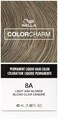 Color Charm Wella Permanent Liquid Hair For Gray Coverage, 8A Light Ash Blonde, 1.42 Fl Oz