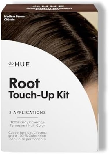 Dphue Root Touch-Up Kit - 6.0 Medium Brown For Unisex - 2 Applications Hair Color