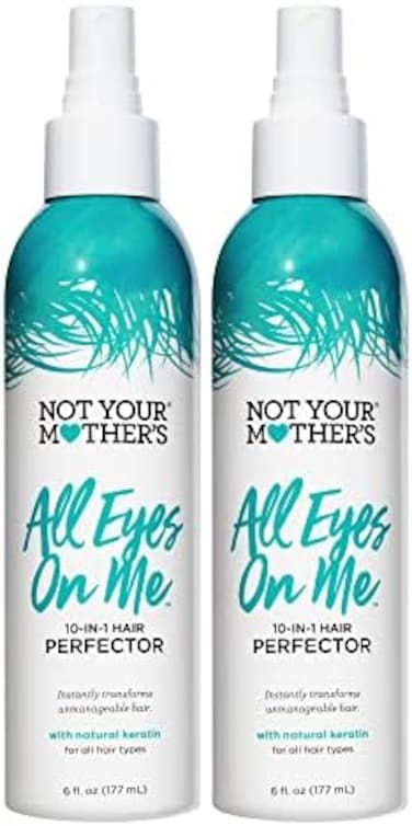 Not Your Mother's All Eyes On Me 10-In-1 Hair Perfector (2-Pack) - 6 Fl Oz - Heat Protectant For Hair, Moisturizing Detangler Spray, &amp; Frizz Control